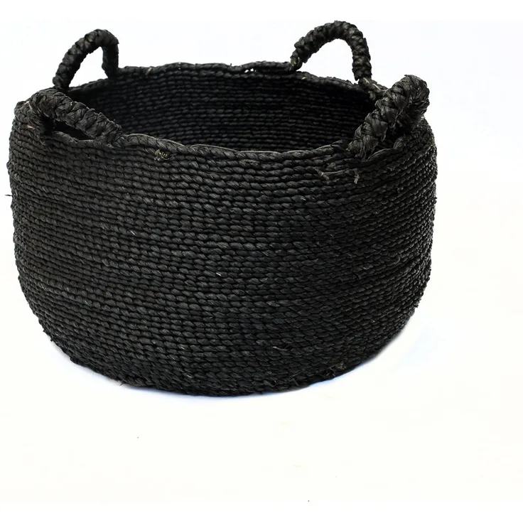 Les Quatre Mains Körbe - Schwarz - M - Schwarz - 52x52x26cm