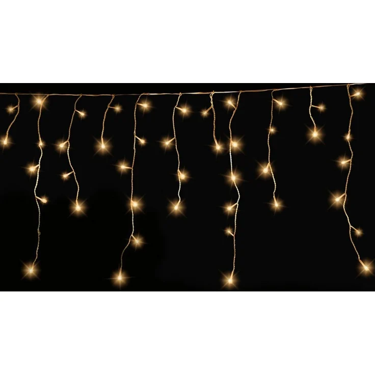 Gartenpirat LED-Lichterkette Eisregen LED-Beleuchtung Weihnachtsdeko für außen mit Timerfunktion, 4,2 m – Bild 1