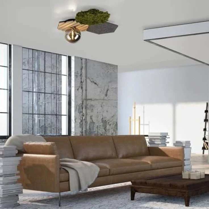 Licht-Erlebnisse Deckenleuchte RYLDON, ohne Leuchtmittel, Glas Mehrfarbig Rauchgrau G9 Kugel Schirm Modern – Bild 6