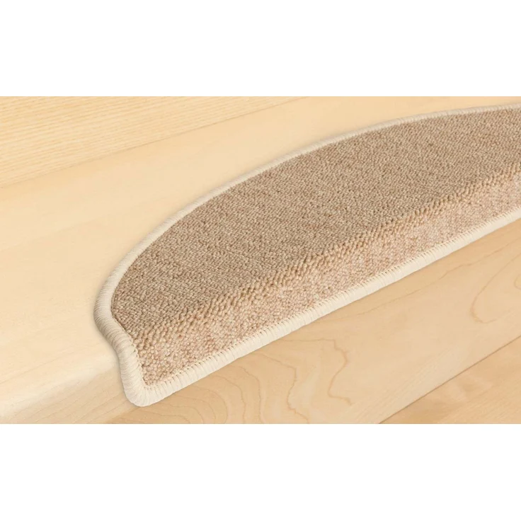 Metzker® Stufenmatte Stufenmatten Rambo Kleinformat 55x15x3,5cm Halbrund Beige 15 Stk, halbrund, Höhe: 5 mm, 15 Stück im Set - Beige – Bild 2