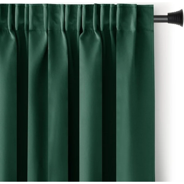 AmeliaHome Gardine Gardine Vorhang Einfarbig Verdunklungsvorhang Aufhängung Pleat (1 St), Kräuselband, verdunkelnd – Bild 4