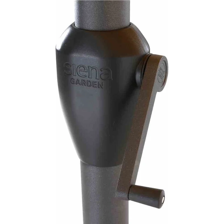 Siena Garden Mittelstockschirm Isa anthrazit Ø 300 cm – Bild 7