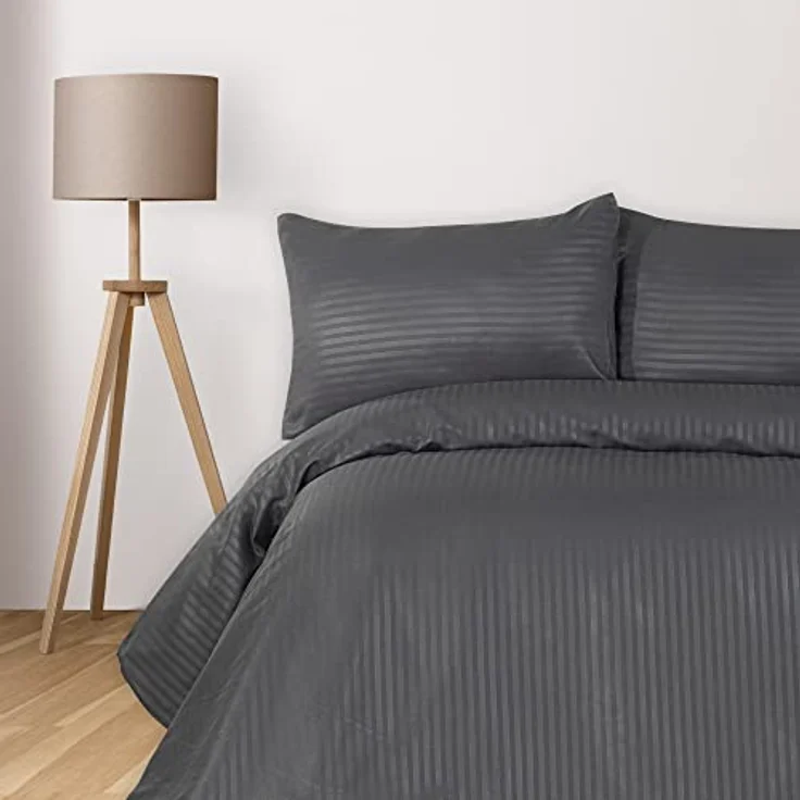 Komfortec Bettwäsche Deluxe, 2&3 Teilig, 140x200 cm, 155x220 cm, 200x200 cm oder 220x240 cm, 100 % Mikrofaser (120 g/m), 2 teilig, Bettwäsche-Sets 140x200 cm mit Reißverschluss, Weich und Bügelfrei – Bild 2