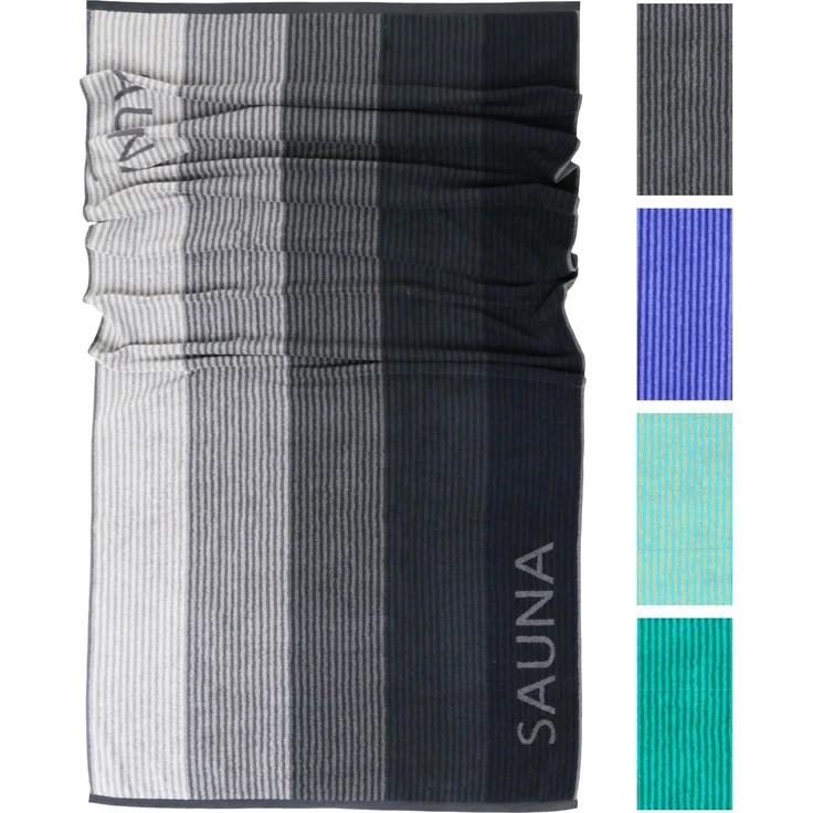 Lashuma Saunatuch Handtuch XXL Helsinki, Frottee (1-St), Premium Bade - Saunahandtuch 85x200 für Damen und Herren – Bild 1