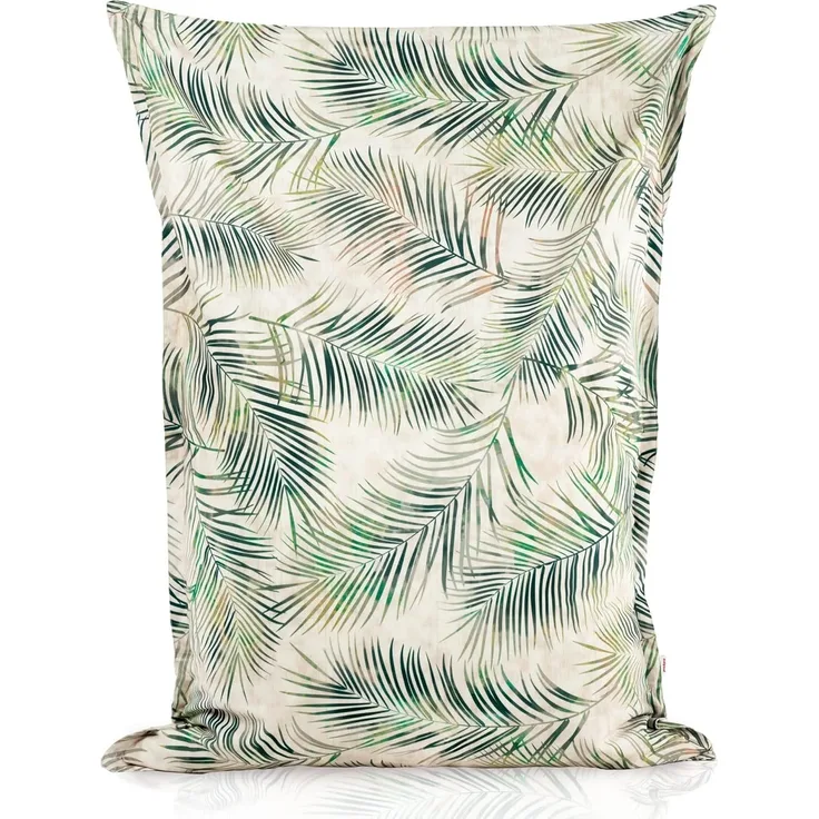 Italpouf Sitzsack XXL Riesensitzsack , Sitzkissen , Indoor & Outdoor , Sitzsack Sessel für Erwachsene , EPS Perlen Füllung , Abnehmbarer Bezug , Waschmaschinenreinigung , Wasserdicht, Botanic