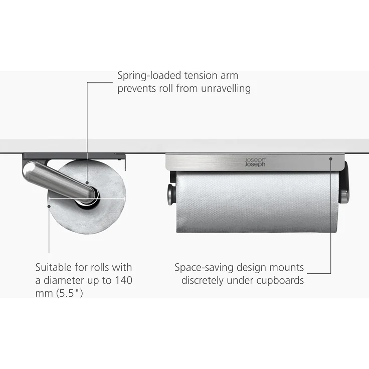 Joseph Joseph RollGrip Unterregal Küchenrollenhalter – Bild 7