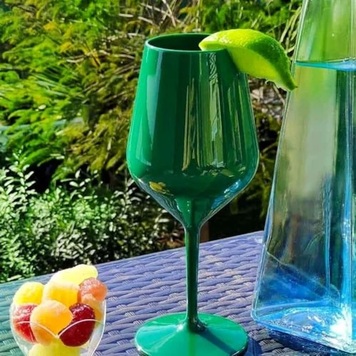 Doimoflair Weinglas DoimoFlair Weingläser aus Kunststoff bruchsicher Plastik – Bild 4
