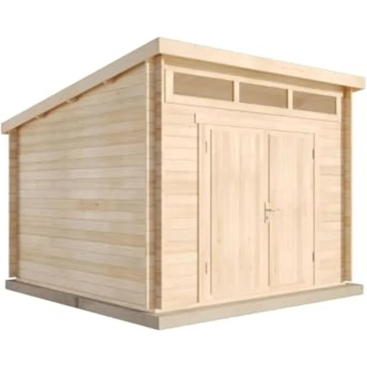 Alpholz Gartenhaus Maria Optima Gartenhaus aus Holz Holzhaus mit 28 mm Wandstärke Blockbohlenhaus mit Montagematerial – Bild 2