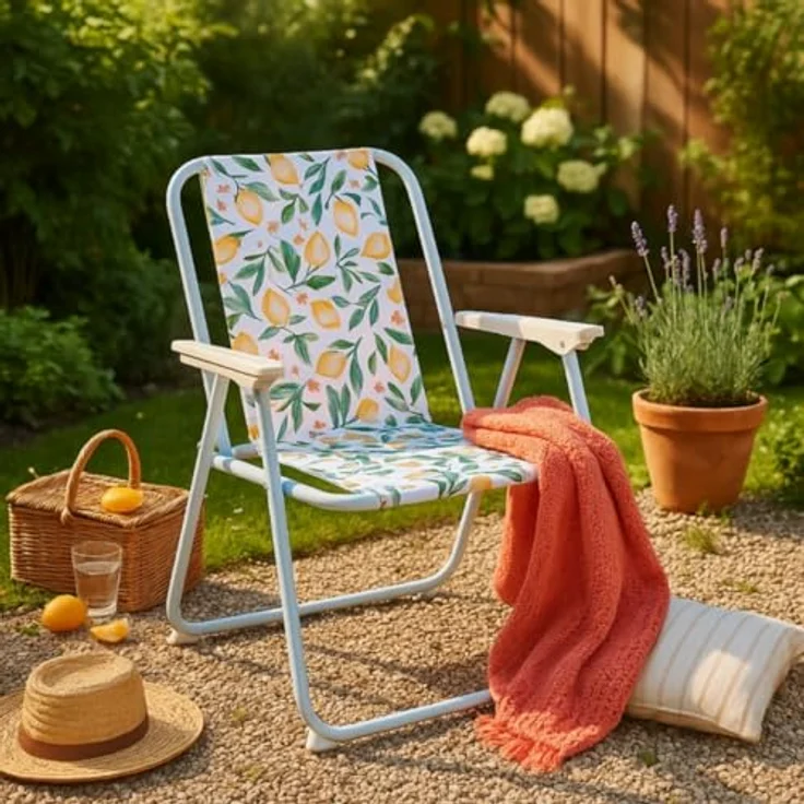 Arti Casa Campingstuhl - Klappbarer Outdoor-Stuhl - 70x71x88 cm – Bild 5