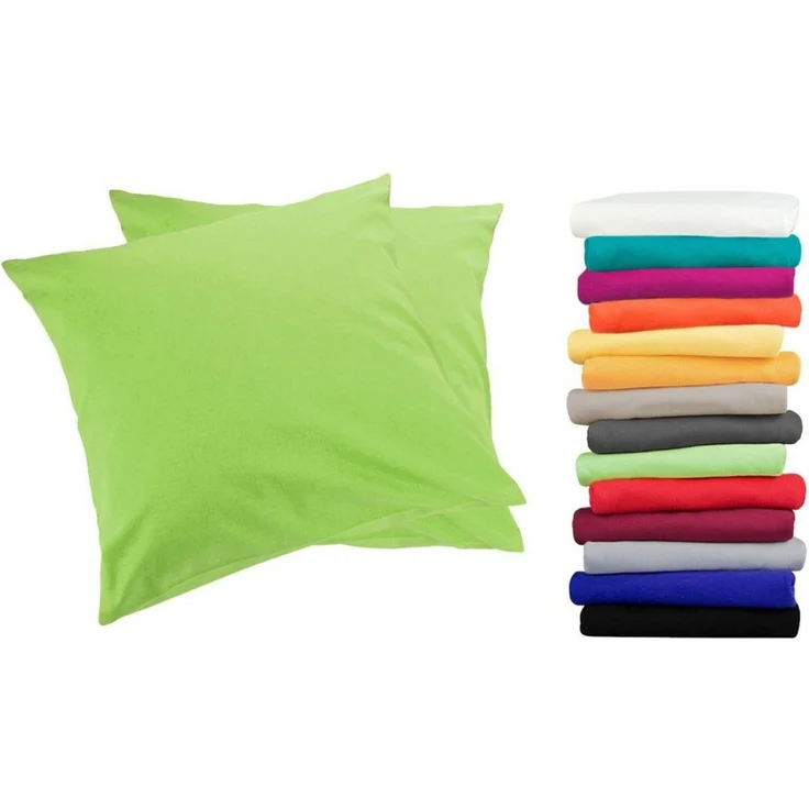 MOON Heimtextilien Kissenbezug / Seitenschläferkissenbezug 2er Pack MOON-Luxury Linon 100% Baumwolle, Linon – Bild 1