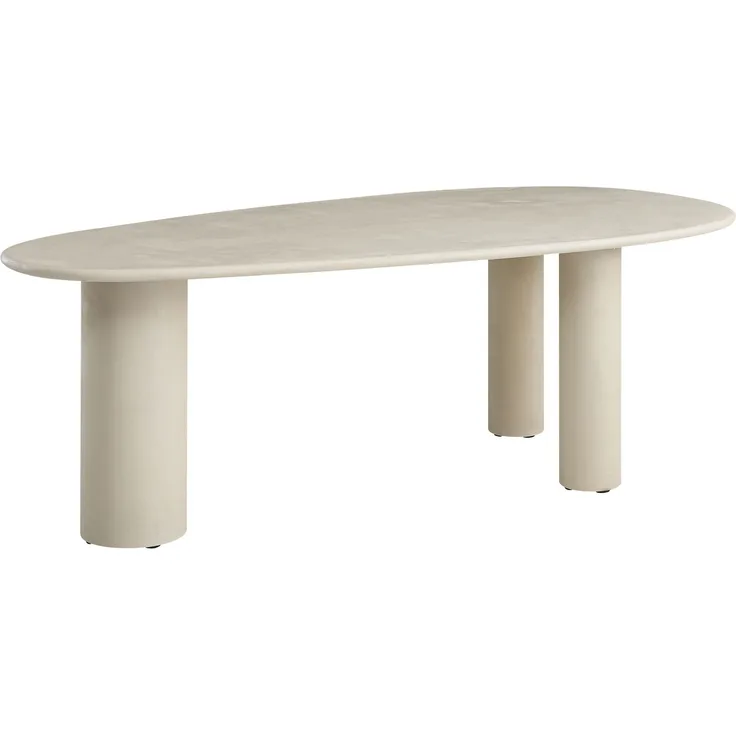 Selsey ‘Innations’ Esstisch 230x120 cm, Greige, Mikro­zement-Optik