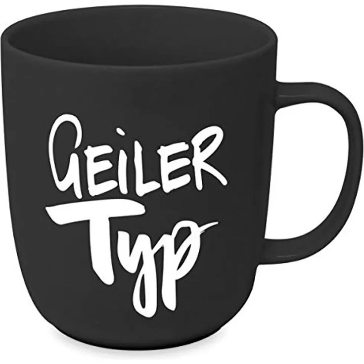 WestCraft Tasse Porzellantasse Tasse Henkelbecher 350ml - Geiler Typ, 1-tlg, hitzeresistente Keramik, Cafe Frühstück Kaffee Paar Tasse