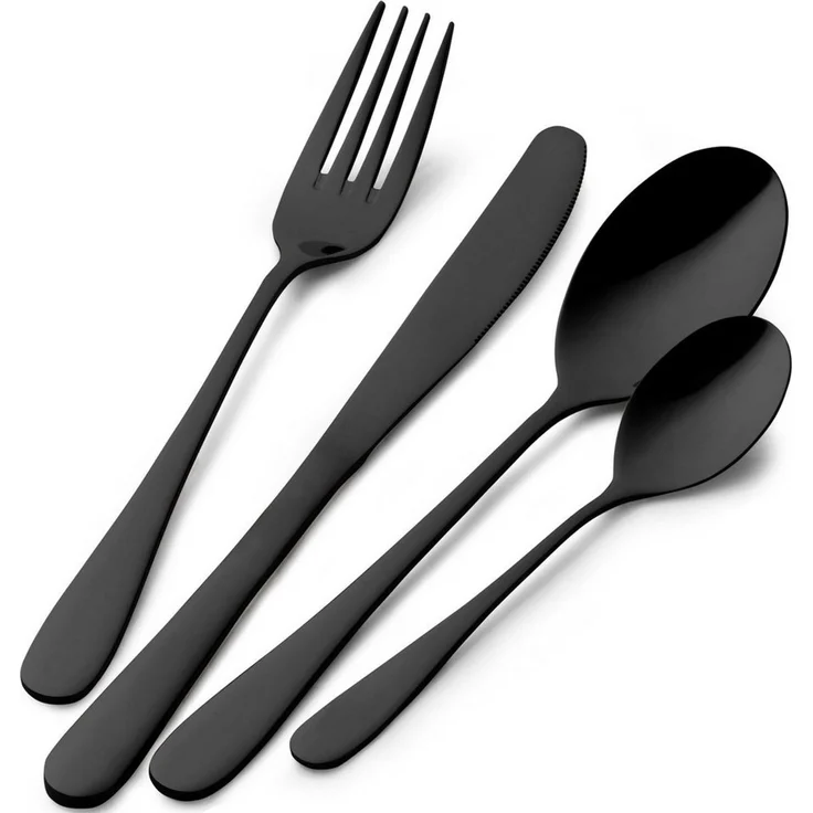 PINTINOX Besteck-Set Princess (24-tlg), 6 Personen, Edelstahl 18/10, PVD Beschichtung, spülmaschinengeeignet – Bild 2