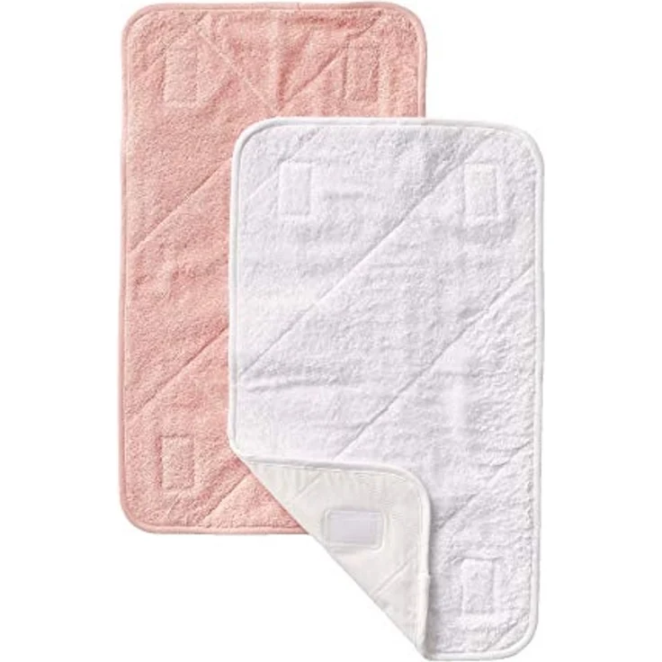 vertbaudet Wickelauflage 2er-Set Frottee-Unterlagen für Baby Wickelauflagen – Bild 2