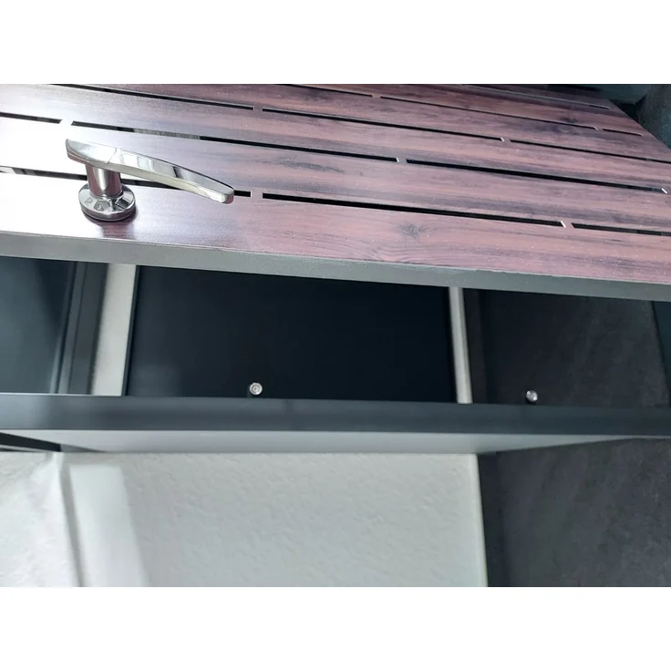 Mülltonnenbox Stahl 120 L Mülltonnenverkleidung dunkelgrau – Bild 9