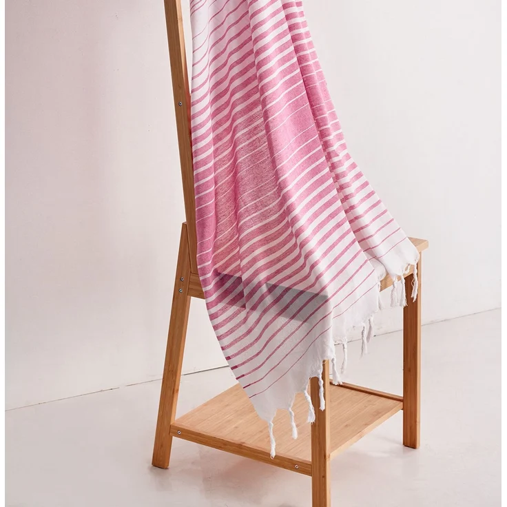 Mijolnir 'Golge - Fuchsia' Fouta (Strandtuch), Fuchsie, 90 x 180 cm – Bild 1