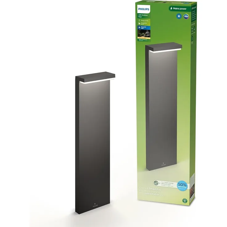 Philips Outdoor A-Label Bustan Wegel UE 3.8W 27K anth