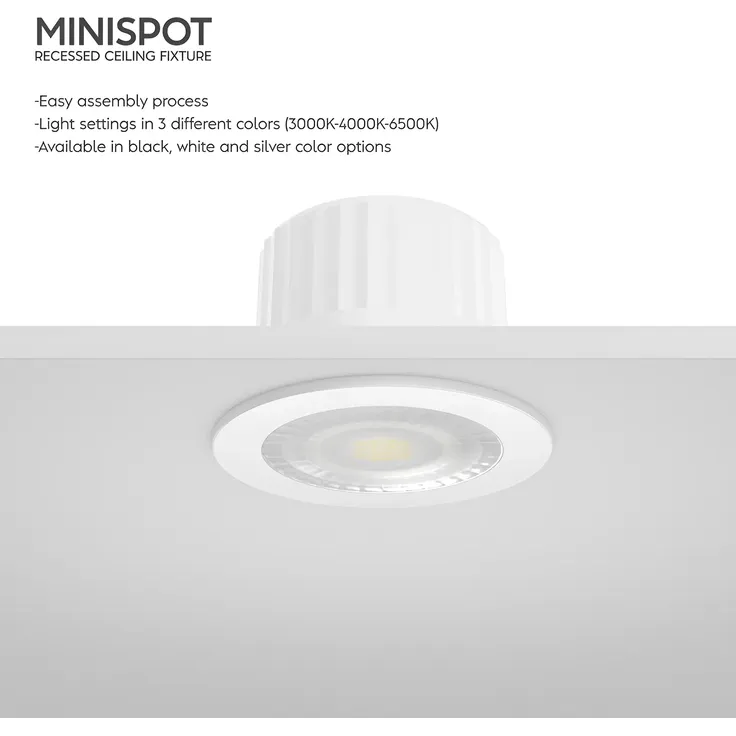 Braytron LED Minispot 3W Minileuchte, Klein, Einbauspot Einbaustrahler, Badezimmer, Wohnzimmer, inkl – Bild 5
