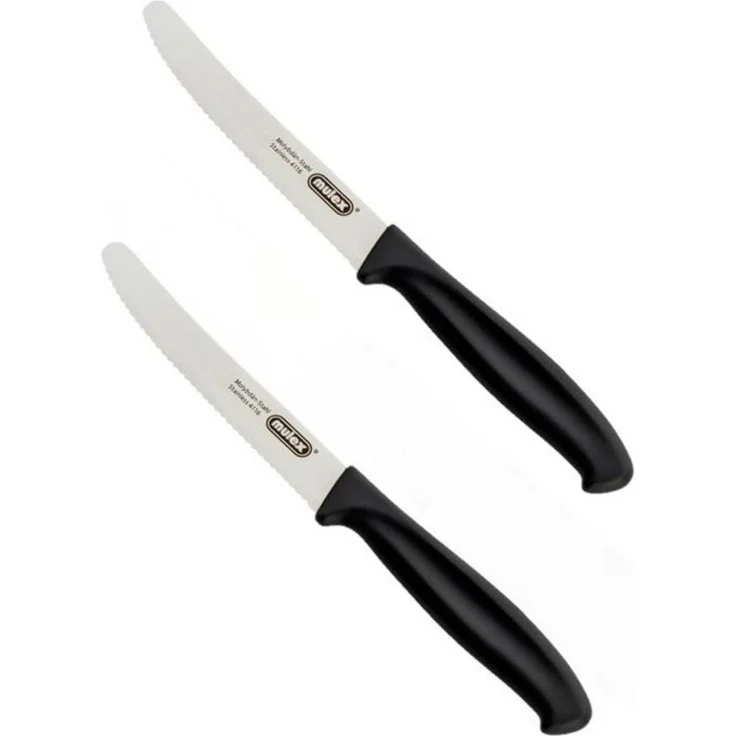 Mulex Messer-Set (2-tlg), extra scharferWellenschliff und ergonomischer Griff – Bild 4