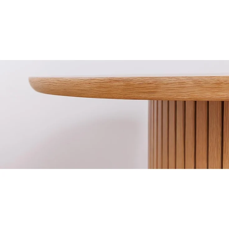 riess-ambiente Esstisch VALHALLA WOOD 220-280cm natur · aus Eichenfurnier mit Einlegeplatte (Einzelartikel, 1-St), verlängerbarer Ausziehtisch · bis zu 10 Sitzplätze · rund oder oval – Bild 5