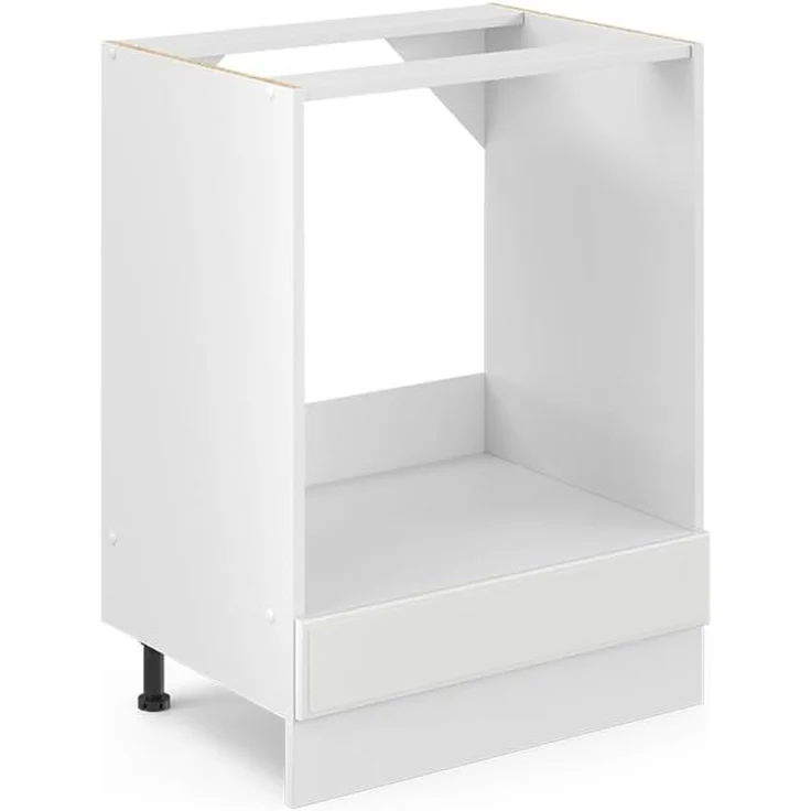 Küchenfront R-Line Weiß Landhaus 59.6 x 11.2 cm Möbelfront für den Herdumbauschrank Vicco – Bild 5