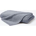 Hahn 'Primera' Strickdecke mit Perlmuster, 100 % Polyacryl grau, 130 x 170 cm