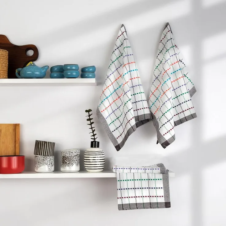 Hermia Concept 'Renkli' Handtuch-Set (4-teilig), Mehrfarbig, 45 x 65 cm