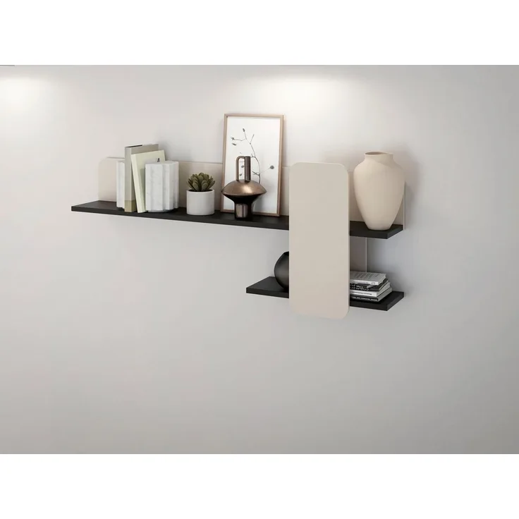 Wandboard Venedig / Vodol, Holzwerkstoff, Beige, 150 x 60 x 23 cm