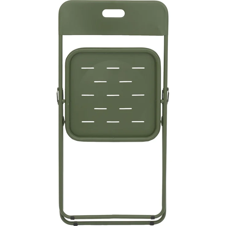 LVHOM Bistroset 3-tlg, Gartenmöbel-Set mit klappbaren Stühlen und Tisch, Balkonmöbel Set aus Stahl, wetterfeste Sitzgruppe, Grün – Bild 6