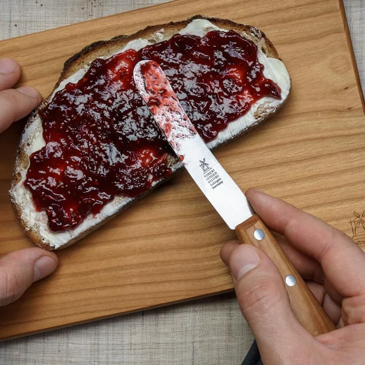 Frühstücksmesser rostfrei Wellenschliff, Ku-Griff – Bild 3
