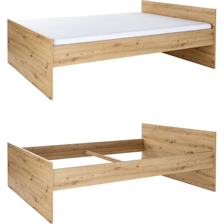 Arthur Berndt Jugendzimmer-Set »Alessio« 5-teilig, Liegefläche 120x200 cm, Anthrazit, Artisan Oak – Bild 7