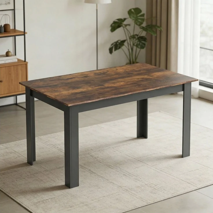 Mondeer Esstisch Esszimmertisch, Stilvoll und langlebig 138 x 90 x 75cm – Bild 3
