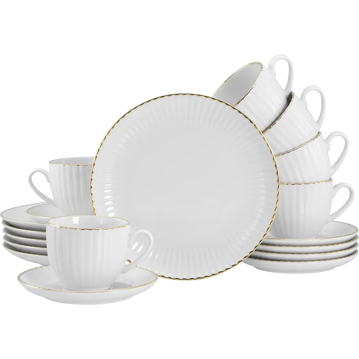 Allegra Goldband, Kaffeeservice 18-tlg (mo)