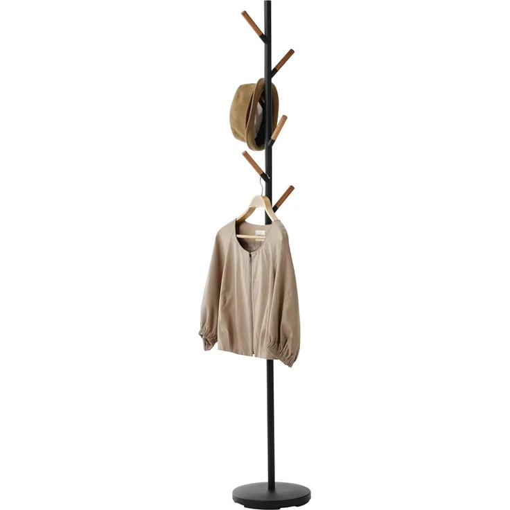 YAMAZAKI 2815 Plain Garderobe, One Size, Schwarz