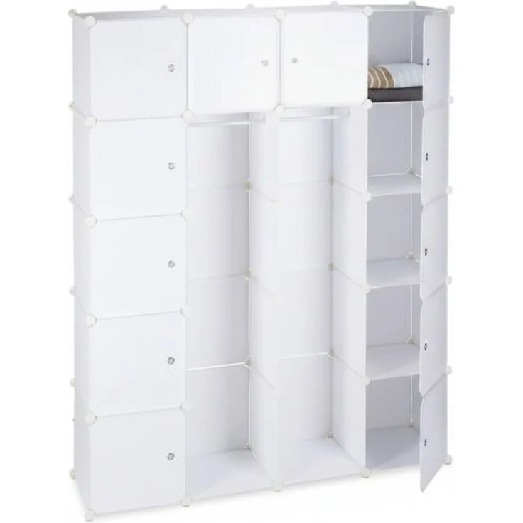 Kleiderschrank Stecksystem 14 Fächer – Bild 8