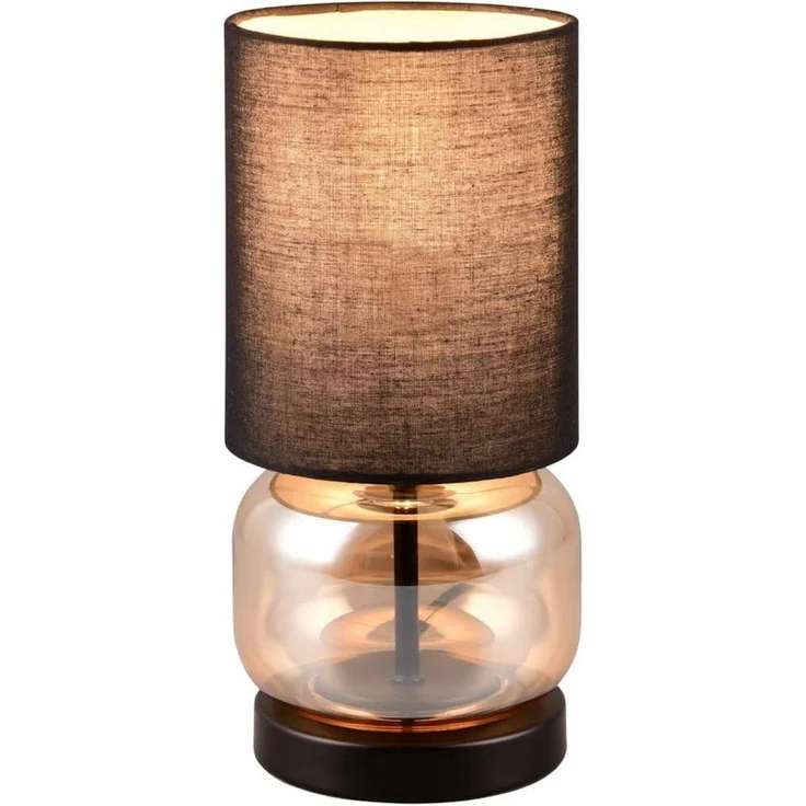 lightling Tischleuchte Elia, ohne Leuchtmittel, mit Schnurschalter, IP20 Indoor, amberfarbig – Bild 5