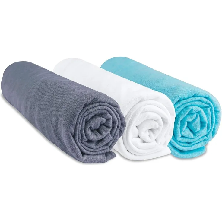 Spannbettlaken, 32x72 cm, für Babykörbchen, 100% Baumwolle, kompatibel mit ovaler Matratze für Babyschale, Kinderwagen, Babykörbchen, dehnbar, Marke Easy Dort | Oeko Tex | Hergestellt in Europa
