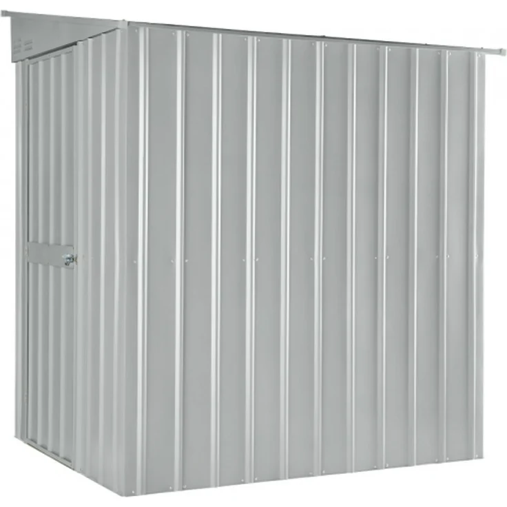Globel Gerätehaus "Wand-Zierde Lean To 56, silber metallic – Bild 2