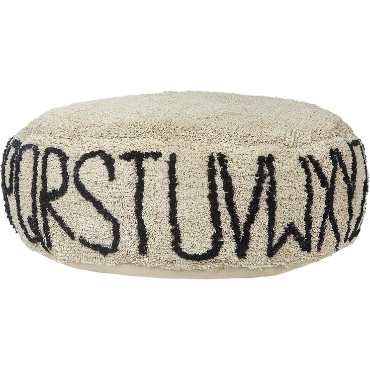 Bodenkissen TWINSPUR Baumwolle Beige