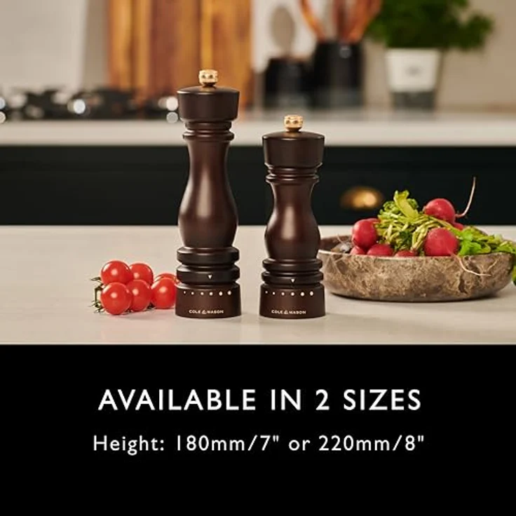Cole & Mason H233121 Pfeffermühle Schwarz 60 mm 60 mm 180 mm 260 g – Bild 6