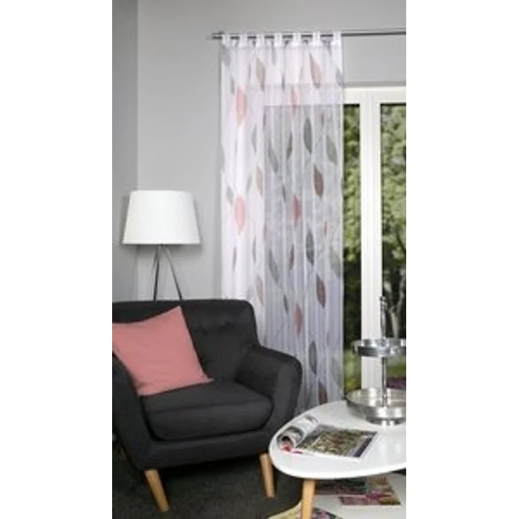 HOME WOHNIDEEN Gardine PAOLO, Schlaufen (1 St), halbtransparent, Voile, halbtransparent – Bild 6