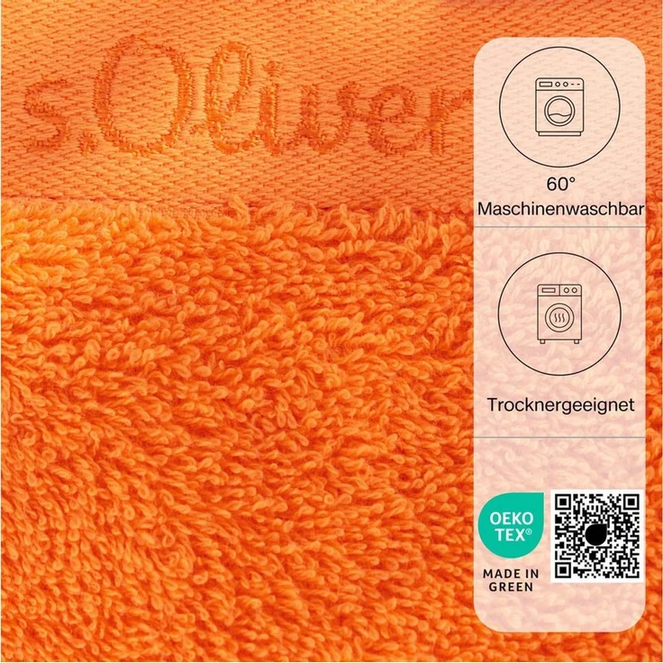 s.Oliver Waschhandschuh s.Oliver, Premium Qualität, 600 gr/m², auch als Sets erhältlich, Walkfrottier (1-St), große Farbauswahl, auch als Duschtuch, Handtuch, Gästetuch – Bild 4