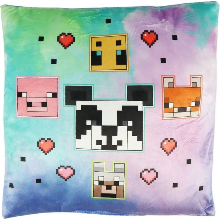 Minecraft Dekokissen Gamer Minecraft Panda Velours Kissen Dekokissen 35 x 35 cm