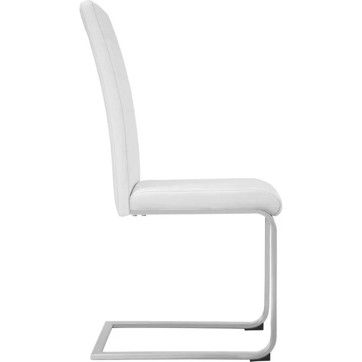tectake Esszimmerstuhl Set Schwingstuhl (4er Set, 4 St), gepolstert mit Kunstlederbezug – Bild 2