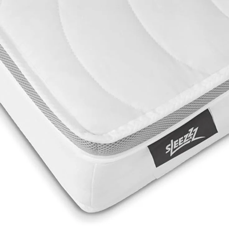 7 Zonen ergonomische Taschenfederkernmatratze Sleezzz Diamond T1000 90 x 200 cm, Höhe 23 cm, Härtegrad H2/H3, 1000 Federn/2m² – Bild 9