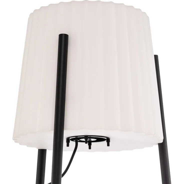 Lucande Außen-Stehlampe Jaimy, Kunststoff Schwarz IP65, 1 x 15 W LED – Bild 6