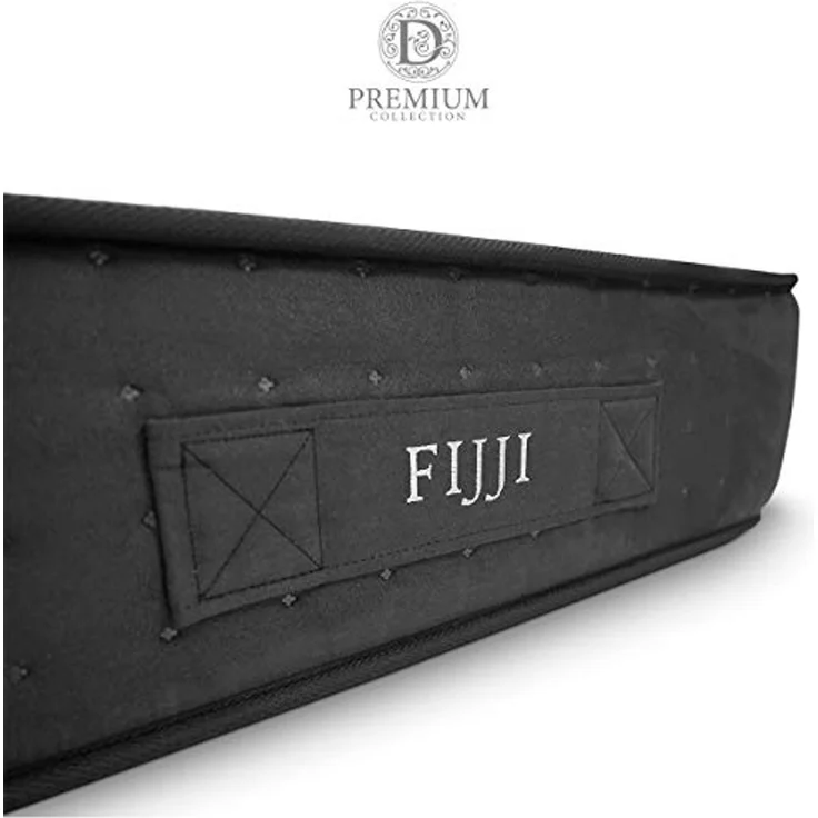 Duérmete Online Premium Viskoelastische Matratze Fixji | Bambusgewebe | Sanitized Behandlung, Schaumstoff, Weiß, 140 x 190 – Bild 3