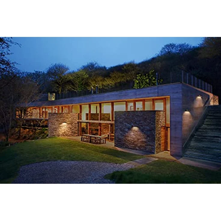 LEDVANCE ENDURA Style Oval Solar-Wandleuchte, warmweißes Licht (3000K), integrierter Sensor, IP44, schwarz – Bild 2