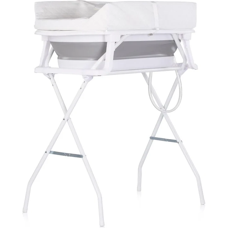 Chipolino Babywanne, Wickeltisch 2 in 1 Sonata Ständer faltbar Thermometer 11 kg grau – Bild 2