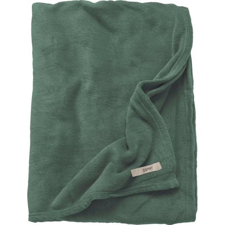 ESPRIT Mellow Kuscheldecke, Polyester darkgreen, 150 x 200 cm – Bild 2